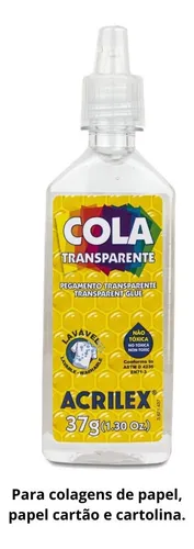 COLA TRANSPARENTE 37G - ACRILEX