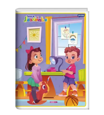 CADERNO BROCHURAO CAPA FLEXIVEL COM 80 FOLHAS - JANDAIA