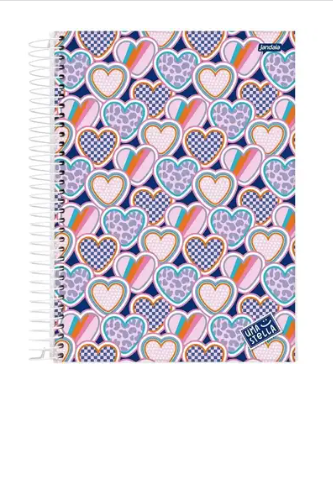 CADERNO ESPIRAL CAPA DURA 1 MATERIA COM 80 FOLHAS STELLA - JANDAIA