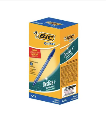 CANETA ESF. SOFT AZUL 1.2MM - BIC