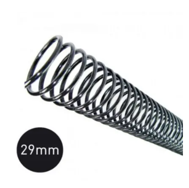 ESPIRAL P/ ENCADERNACAO 29MM PRETA - MARES