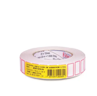 ETIQUETA ADESIVA 20M F-01 - FITACREL