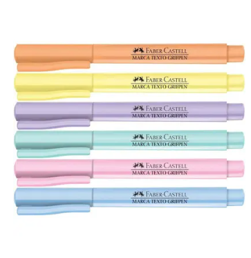 MARCA TEXTO PASTEL - FABER-CASTELL