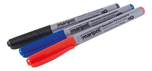 MARCADOR PERMANENTE PARA CD/DVD PRETO - MARIPEL