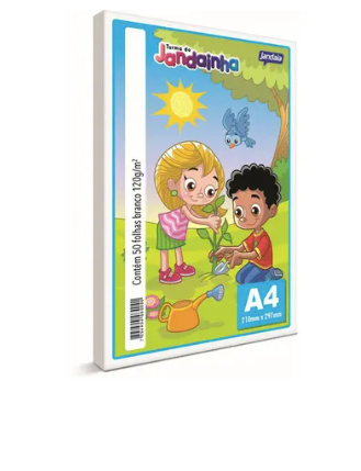 PAPEL BRANCO 120G - JANDAINHA - A4