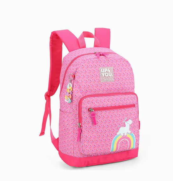 MOCHILA DE COSTA UP4YOU UNICORNIO PINK - LUXCEL