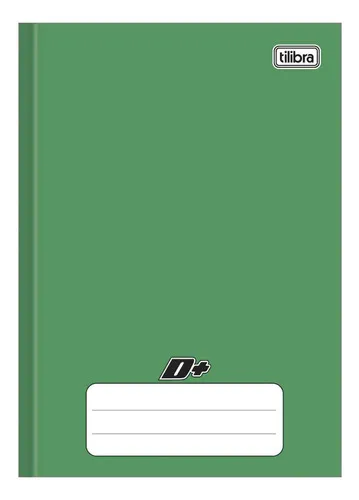 CADERNO BROCHURA CAPA DURA VERDE D+ COM 48 FOLHAS - TILIBRA