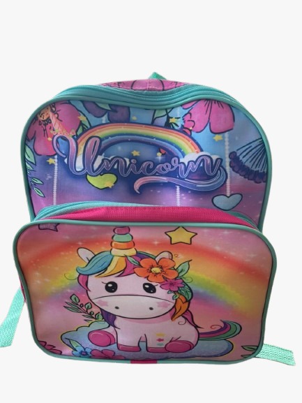 MOCHILA DE COSTAS INF. PRÉ ESCOLAR UNICORNIO
