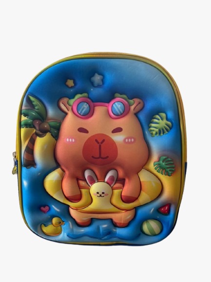 MOCHILA DE COSTAS INF. PRÉ ESCOLAR CAPIVARA