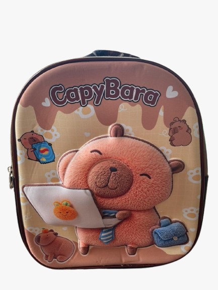 MOCHILA DE COSTAS INF. PRÉ ESCOLAR CAPIVARA