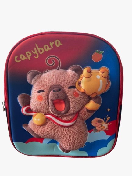 MOCHILA DE COSTAS INF. PRÉ ESCOLAR CAPIVARA