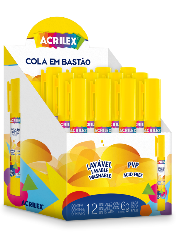 COLA BASTAO CANETA 6G - ACRILEX
