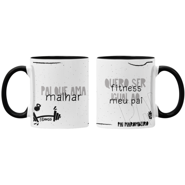 CANECA DE LOUÇA PAI MAROMBEIRO PERSONALIZADA