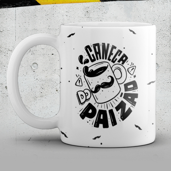 CANECA DE LOUÇA DO PAIZÃOPERSONALIZADA