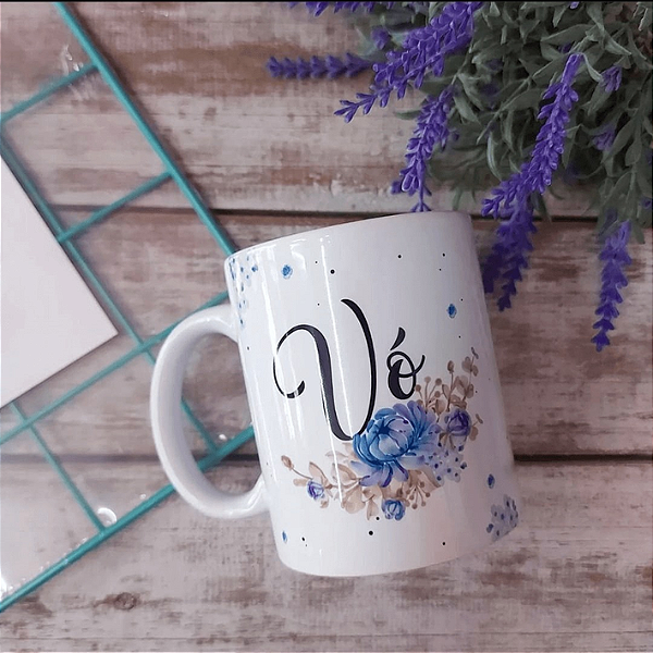 CANECA DE LOUÇA VÓ PERSONALIZADO