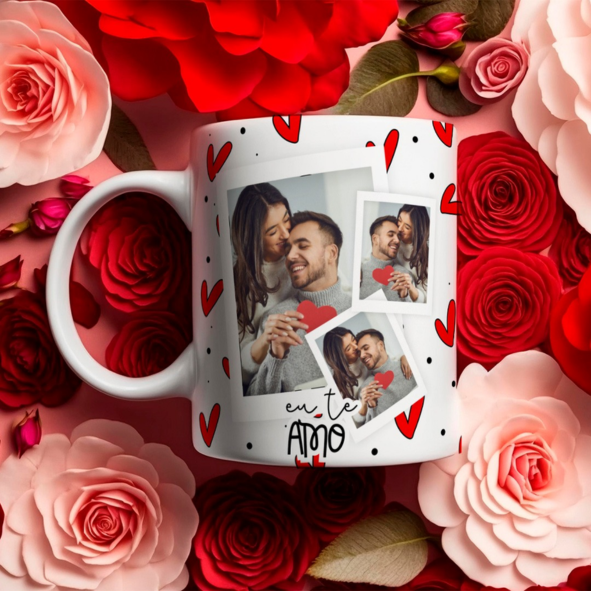 CANECA DE LOUÇA EU TE AMO PERSONALIZADO