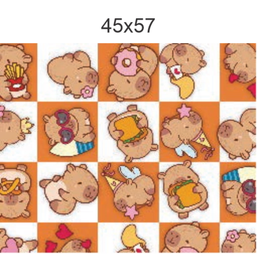 SACO DE PRESENTE INFANTIL CAPIVARA (45X57CM) - EMAPEL