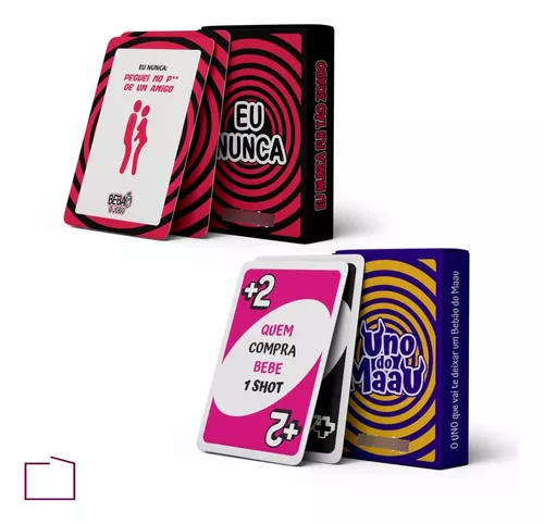 Kit Eu Nunca + Uno Do Maau