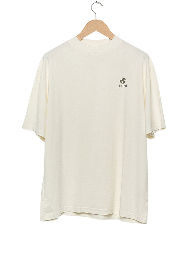 Camiseta Tairú Mini Logo Off White
