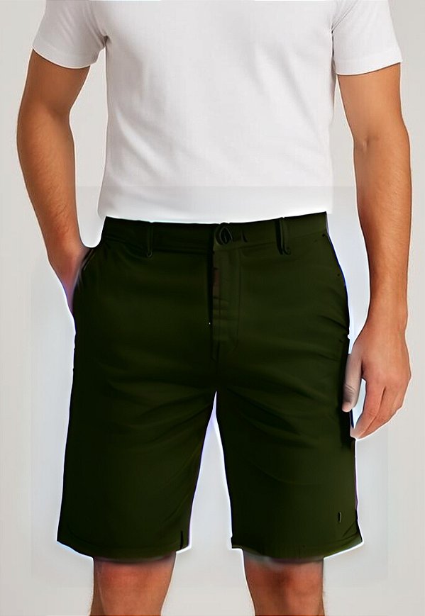 Bermuda Chino Modaclub Verde Escuro