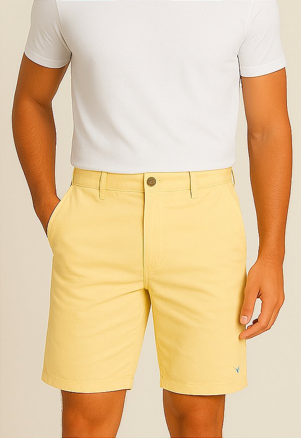 Bermuda Chino Modaclub Amarela