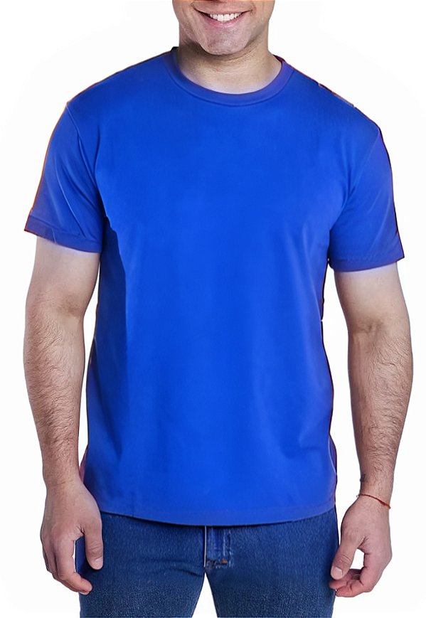 Camiseta Pima Cotton Azul