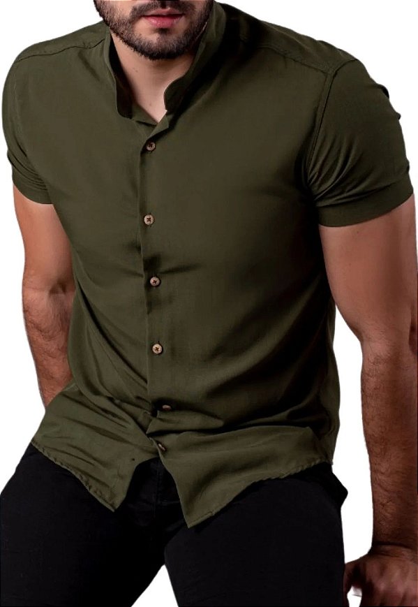 Camisa Gola Padre Moda Clube Verde