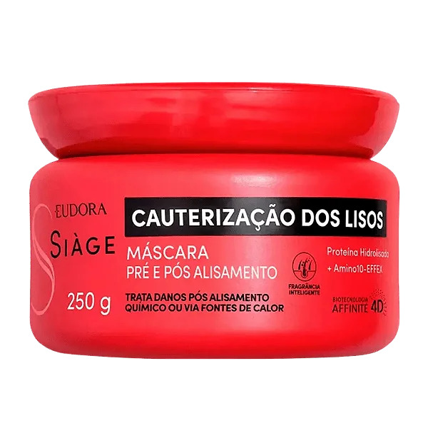 Máscara Capilar Siàge Cauterização dos Lisos 250g