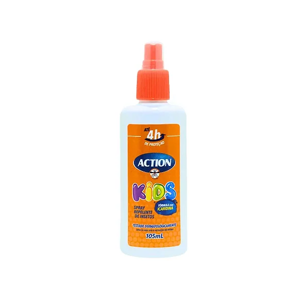 Repelente de Insetos Action Kids Icaridina Spray 105ml