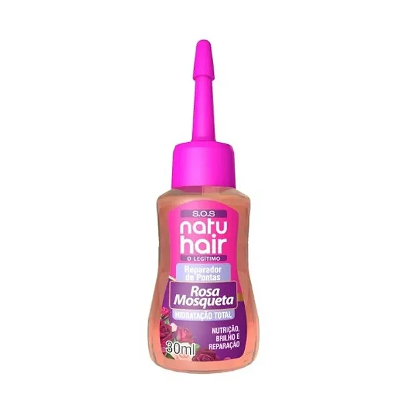 Reparador de Pontas S.O.S. NatuHair Rosa Mosqueta - 30ML