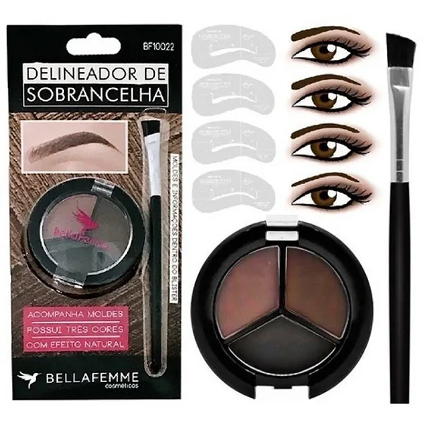 Delineador de Sobrancelhas BellaFemme