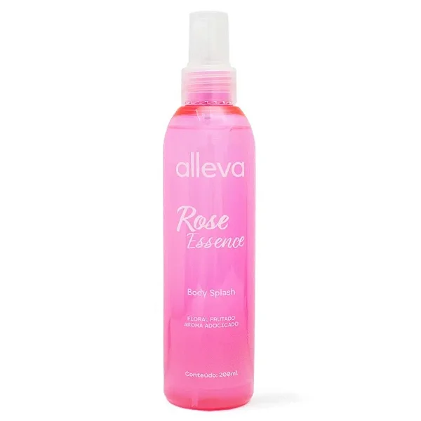 BODY SPLASH VEGANO ROSA ESSENCE 200ml ALLEVA