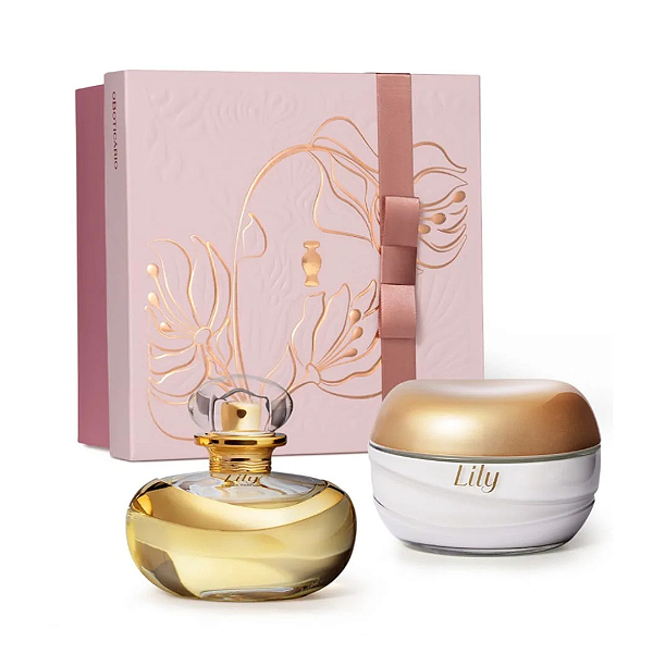 Combo Lily: Eau de Parfum 75ml + Creme Acetinado Hidratante Desodorante 250g