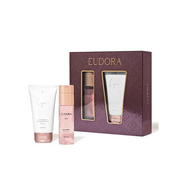 Kit Lyra Presente Body Spray Lyra 100ml + Loção Hidratante Lyra 150ml