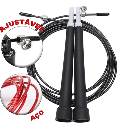 CORDA DE PULAR CROSSFIT SKY BALL SPEED ROPE ROLAMENTO 3M | LOTE PEÇAS AUTOMOTIVAS 2026
