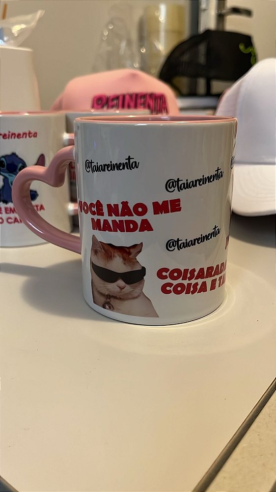 Caneca da Tai gato sem colher