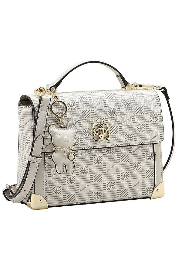 Bolsa Feminina Mão com alça transversal Monograma