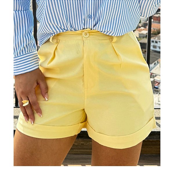 Shorts Marrante Color Verão com Bolso