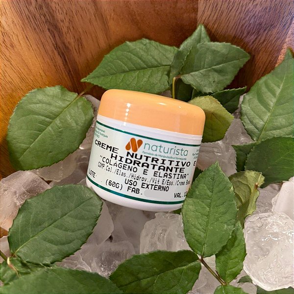 Creme Hidratante Colágeno e Elastina 60gr