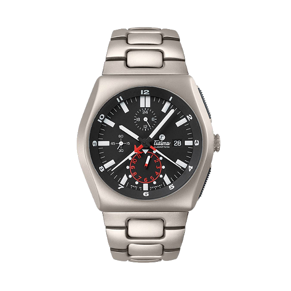 Tutima Glashütte Chronograph Titânio
