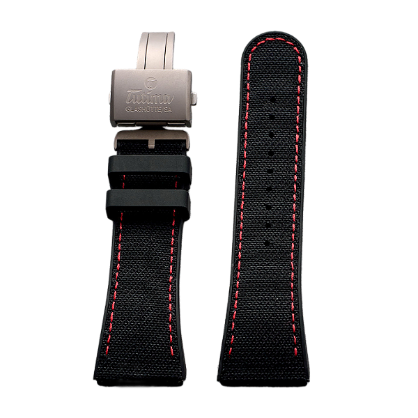 Tutima Glashütte Pulseira Híbrida (Seven Seas Titânio 44mm)