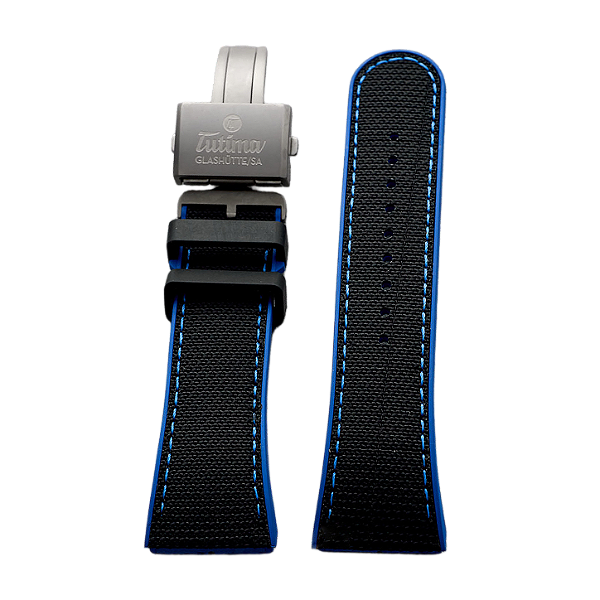 Tutima Glashütte Pulseira Híbrida (Seven Seas Titânio 44mm)