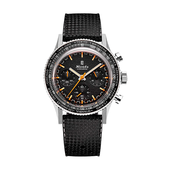 Nivada Grenchen Chronoking Mecaquartz Inter.Bezel
