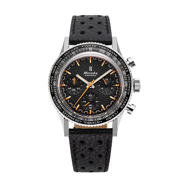 Nivada Grenchen Chronoking Mecaquartz Inter.Bezel