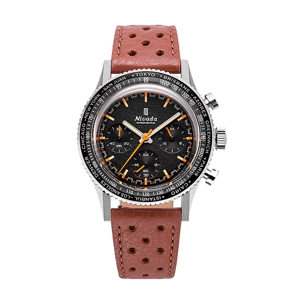 Nivada Grenchen Chronoking Mecaquartz Inter.Bezel