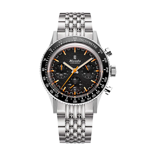 Nivada Grenchen Chronoking Mecaquartz Inter.Bezel