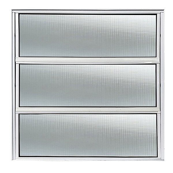 Janela Vitro Basculante Alumínio Branco Modular