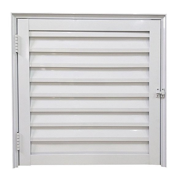 Portinhola Alçapão Abrigo Alumínio Branco 60 Cm Linha Veneza