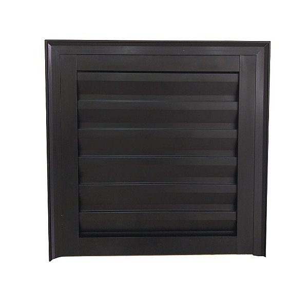 Portinhola Alçapão Abrigo Alumínio Preto 60 Cm Linha Veneza