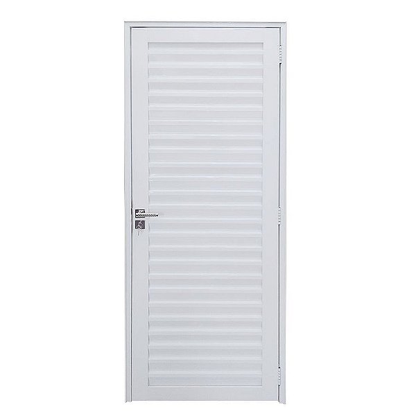 Porta Palheta de Alumínio Branco Maçaneta Premium Linha 30